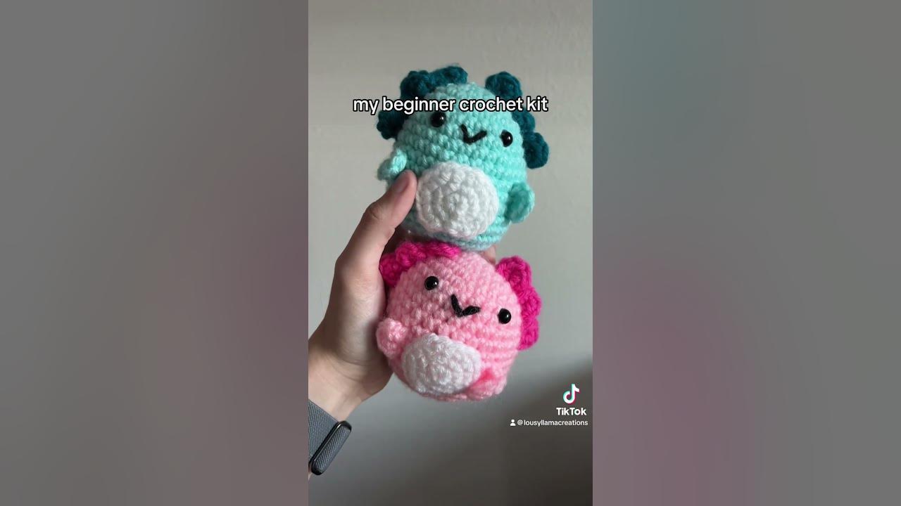 Axolotl Crochet Kit, The Woobles