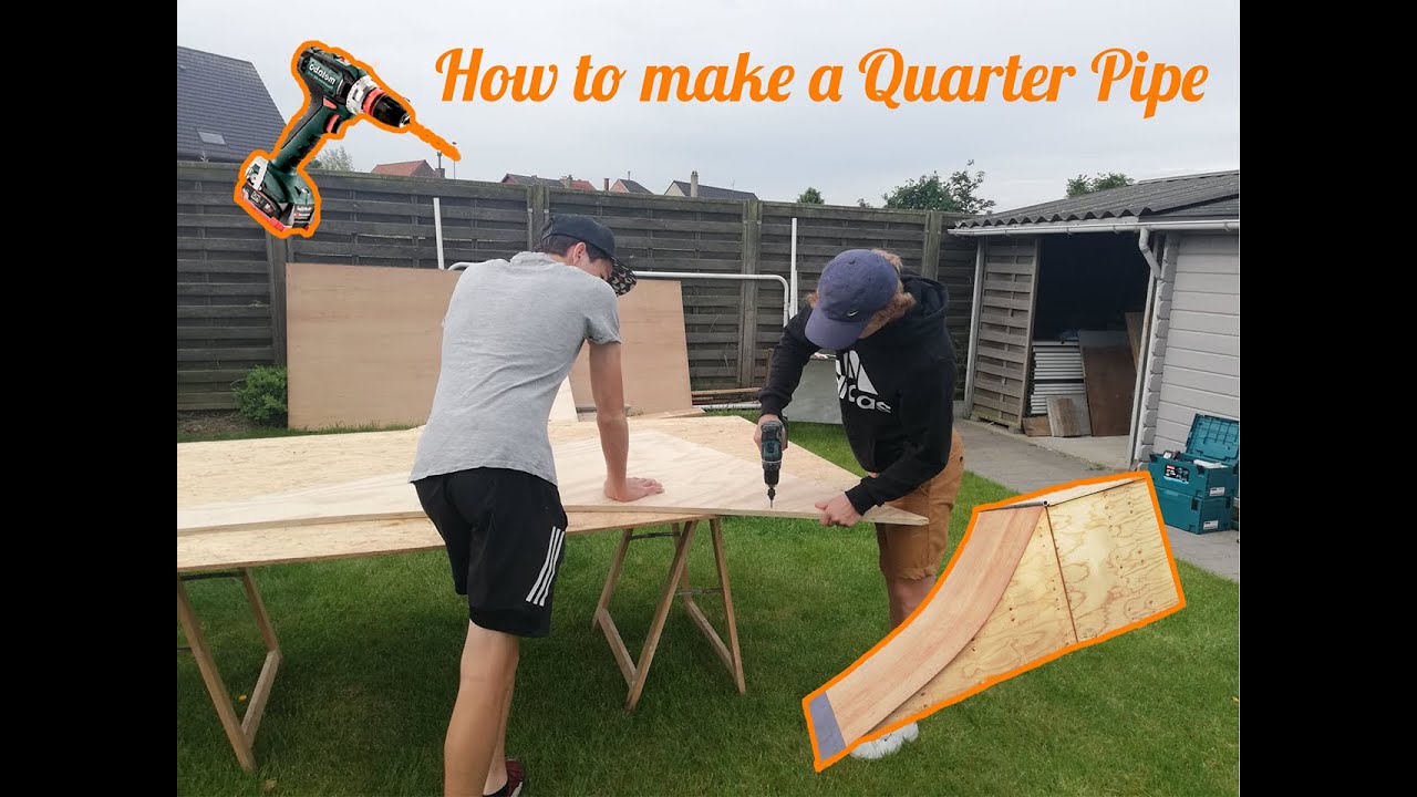 BUILDING OUR OWN QUARTER PIPE! YouTube