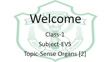 Class 1 EVS Sense Organs[2]