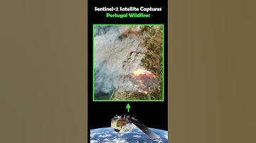 Portugal Wildfires Captured By The Copernicus Sentinel-2 Satellite