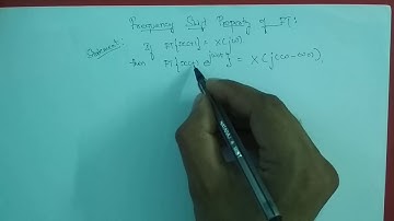 M4L5 - To Prove Frequency Shift property of FT