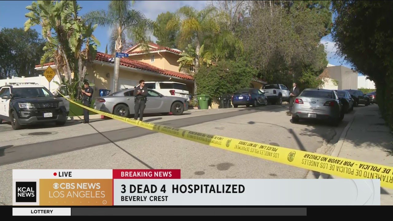 Beverly Crest shooting: 3 dead 4 hospitalized with no suspect - YouTube