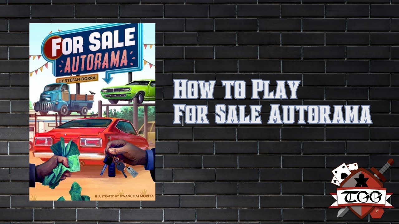 For Sale Autorama | How to Play Tutorial & Rules Overview - YouTube