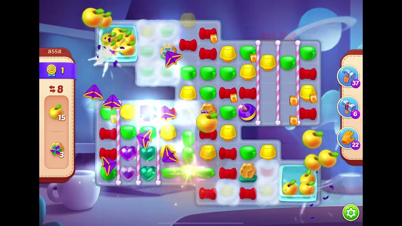 HomeScapes Level 8558 no boosters (8608 for other countries)