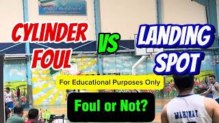 Cylinder Foul vs Landing Spot Foul FIBA Rule 33 Explained