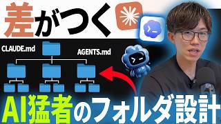【知らなきゃ損】CodexやClaude Codeの力を最大限引き出すAIのフォルダ設計を教えます