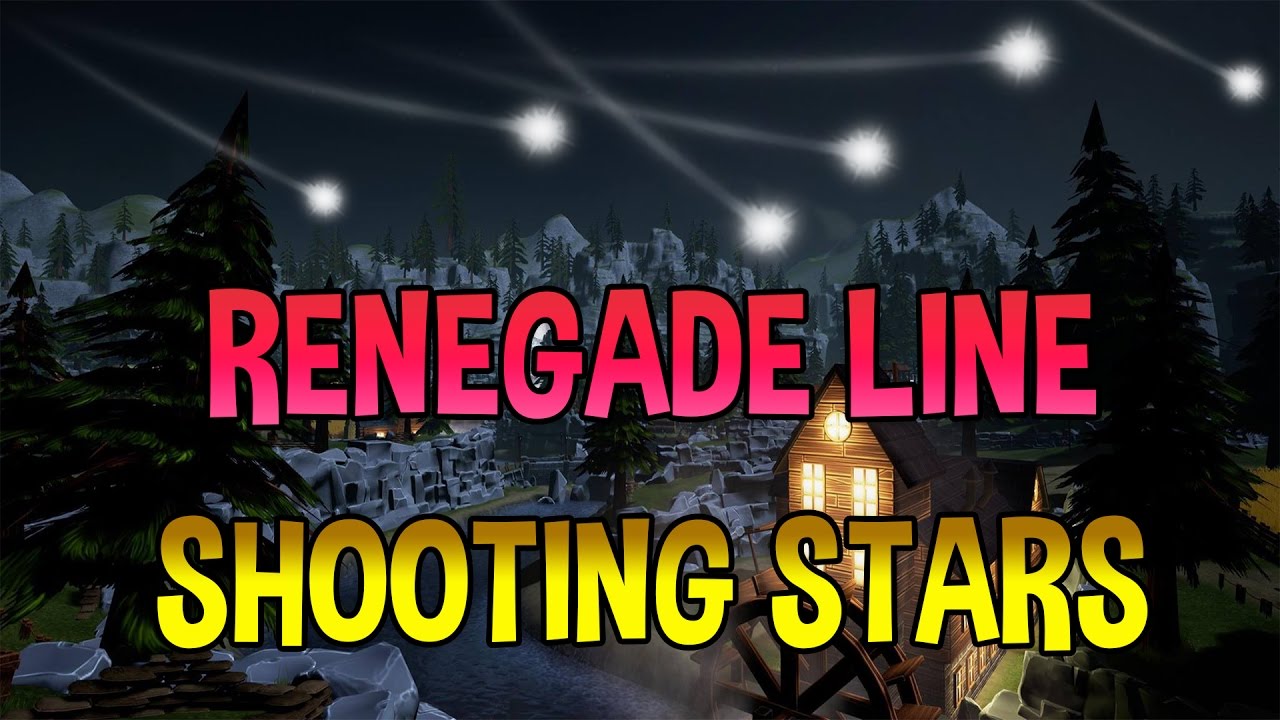 RENEGADE LINE SHOOTING STARS!