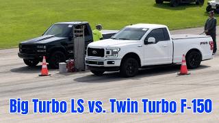 Twin Turbo F-150 Goes No Prep Racing - We Had Problems!