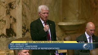 Rep. John Ley opposes a bill that seeks to strip the parental rights initiative passed last year