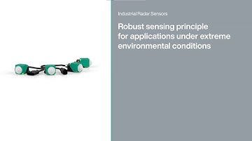 Industrial Radar Sensors: Robust Sensing Principle under Extreme Environmental Conditions
