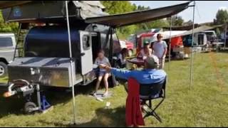 Teardrop Tip Top Europ, Camp, Camping En Mini Caravanes, Roulottes, Auvents, France Bivouac Et Touri