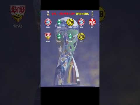 DEWA88 x aktifbola - Semua Pemenang / Juara Piala Super DFL (Pemenang Bundesliga VS Pemenang DFB-Pokal) [1987 - 2024]