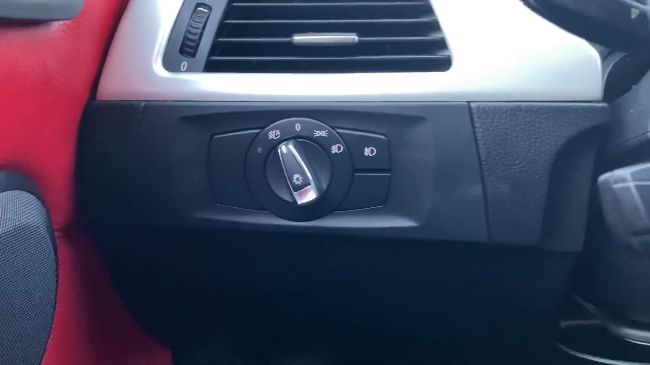 BMW HEADLIGHT SWITCH REPLACEMENT FOR MODLES E90 E91 E92 E93 YouTube