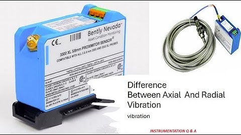 Difference Between The Axial & Radial Vibration