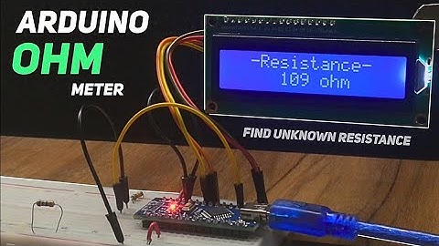 How to make Arduino Ohm Meter at home | Simple ARDUINO Project with code