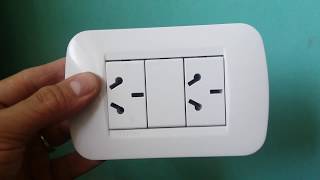 Canal JDB. Como reemplazar tapa de un toma por una doble.