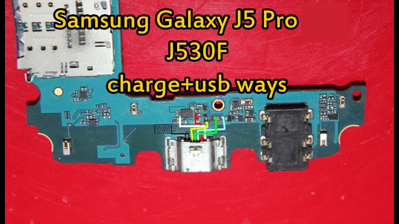 Samsung Galaxy J5 Pro J530f Charge Usb Ways مسارات الشحن Youtube