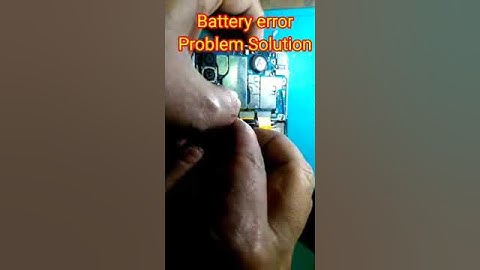 Samsung A60 Battery error Problem Solution