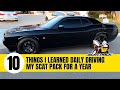 10 things I learned daily driving my Dodge Challenger Scat Pack for a year