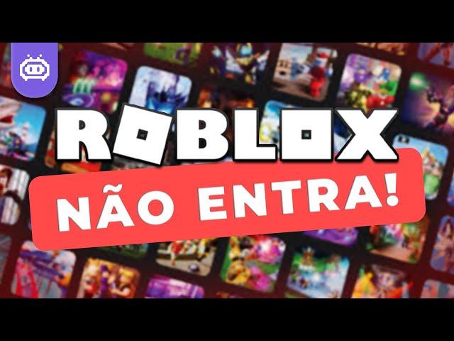 COMO resolver o problema do ROBLOX que não entra no jogo 