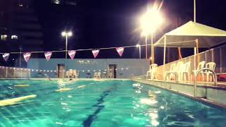 Treino nado de Crawl no Clube Sesc Piedade