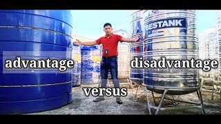 Ano ang advantage at disadvantage ng water storage tank dapat alam mo ito! bago ka bumili.