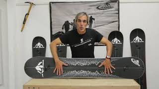 Splitboard bota dura