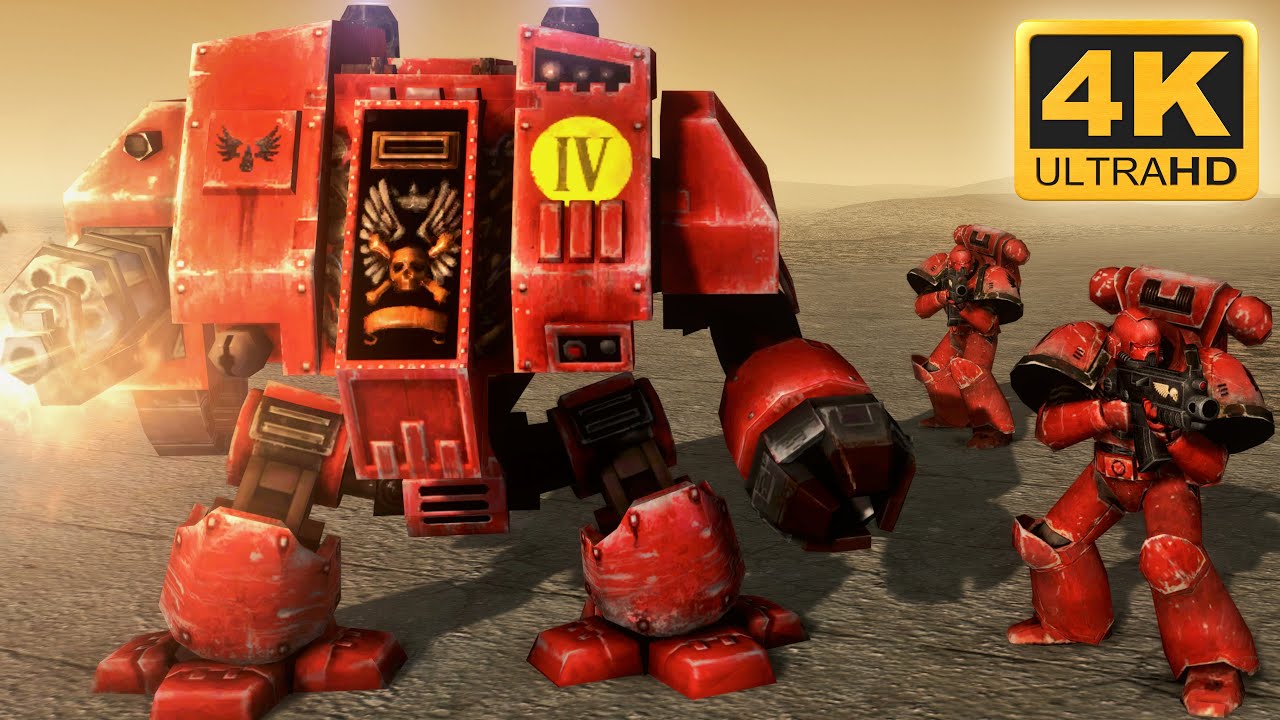 ANGELS OF DEATH: Blood Angels Brutal Defense vs TAU Empire - Men of War: Warhammer 40k Mod (4K)