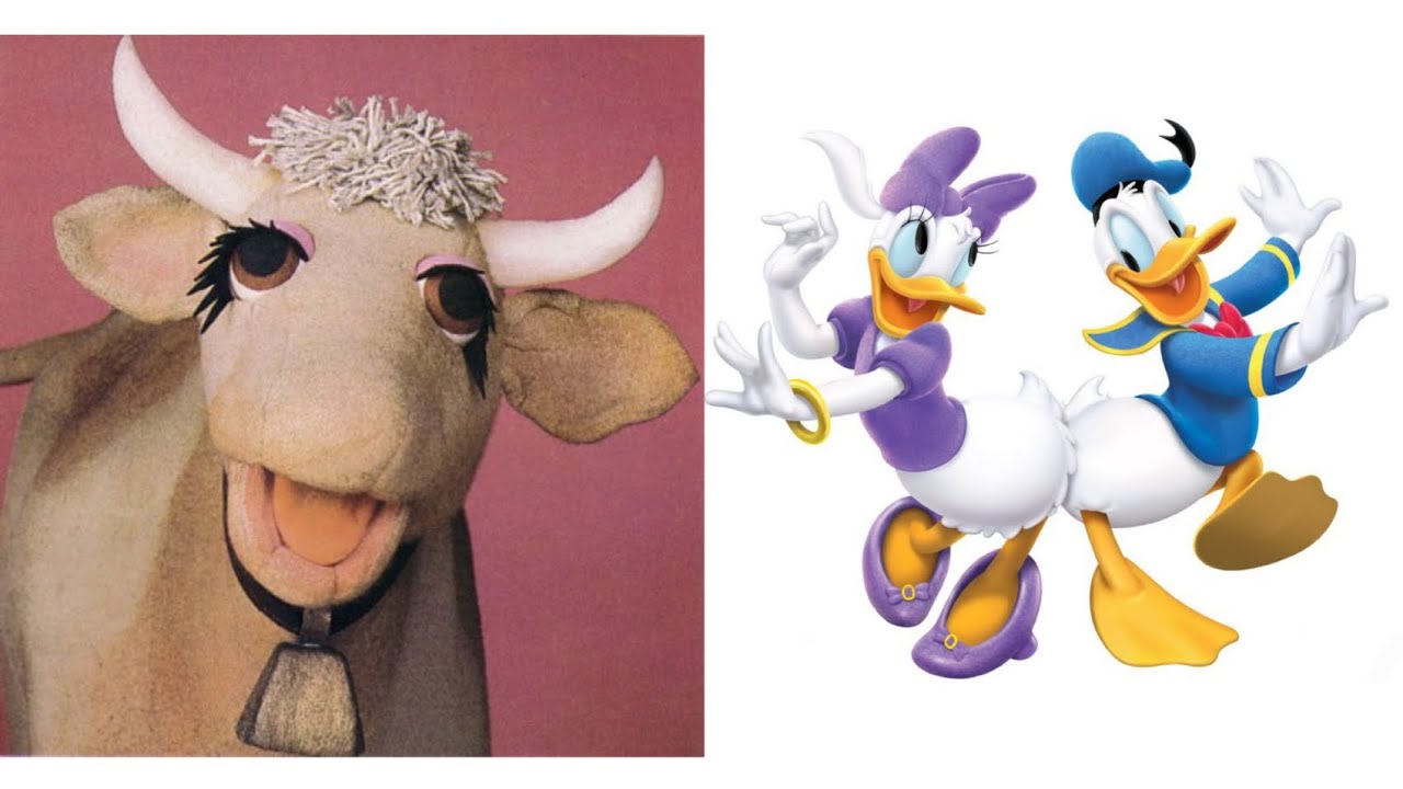 Gladys the Cow meets Donald and Daisy Duck (Requested By ...