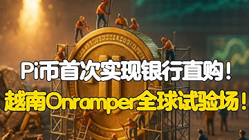 Pi Network：Pi币首次实现银行直购！越南Onramper全球试验场！