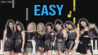 Twice - Dance The Night Away Easy Piano Tutorial By Pianella Piano