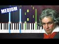 Beethoven - Moonlight Sonata - Piano Tutorial by PlutaX - Synthesia