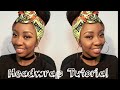 Quick and Easy Headwrap styles --NIARY