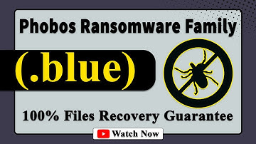 || SOLVED ✅🔘|| Blue (.blue) Phobos ransomware virus - removal and decryption