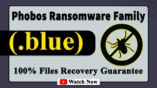 || SOLVED ✅🔘|| Blue (.blue) Phobos ransomware virus - removal and decryption