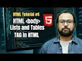 HTML Lists and Tables Explained | Web Development Tutorial for Beginners #html #tutorial #coding