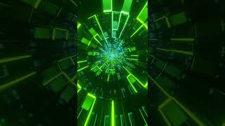 #Abstract #Background Video 4K Wallpaper Tv Teal Green Metallic Tunnel Vj #Loop Neon #Visual #Asmr