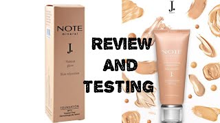 Note Mineral J. foundation | review and testing | woman high beauty