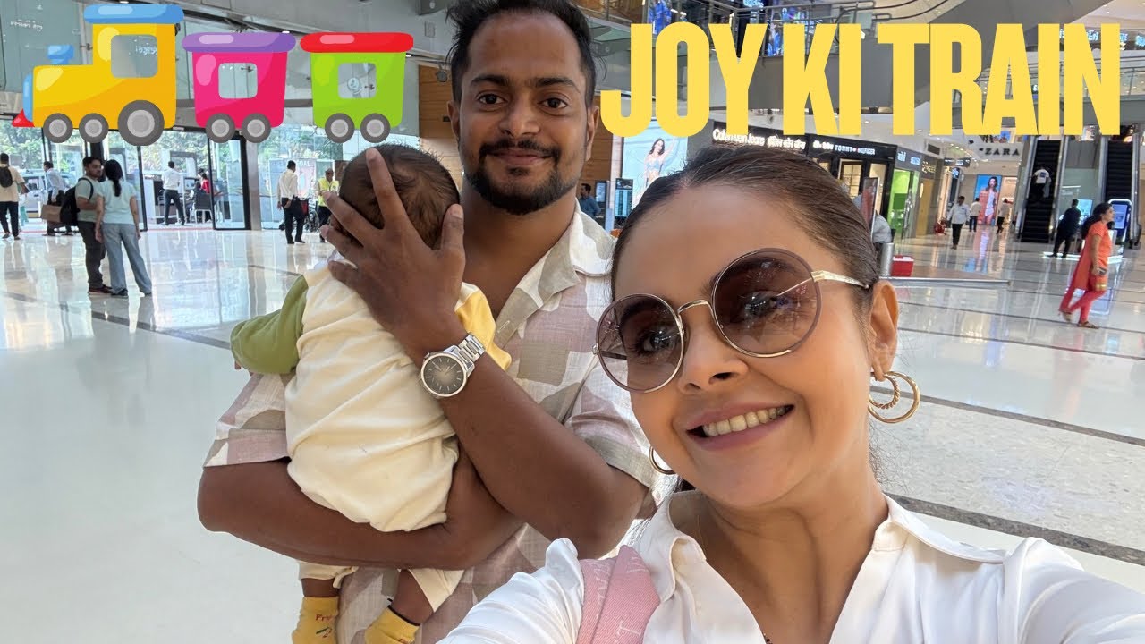 Joy’S First Time Train Mein Baithe Gaya #vlog #babyboy #shanawaz #devoleena #familyvlog #familytime