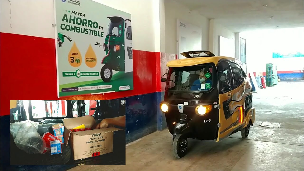 MOTOTAXI PIAGGIO APE CITY TE REGALA TODO ESTO !!! YouTube