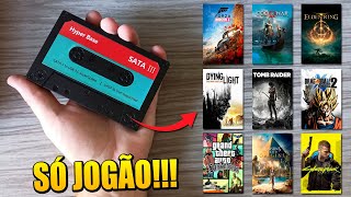 INCRÍVEL HD 2TB Lotado de GAMES de PC! É só Plugar e Jogar!