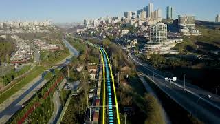 Drone Footage With New Rail Line Tracking - Not Finished Project