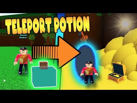 New Teleportation Potion Build A Boat For Treasure Roblox Youtube