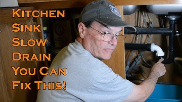 Kitchen Sink Drains Slow And Gurgles