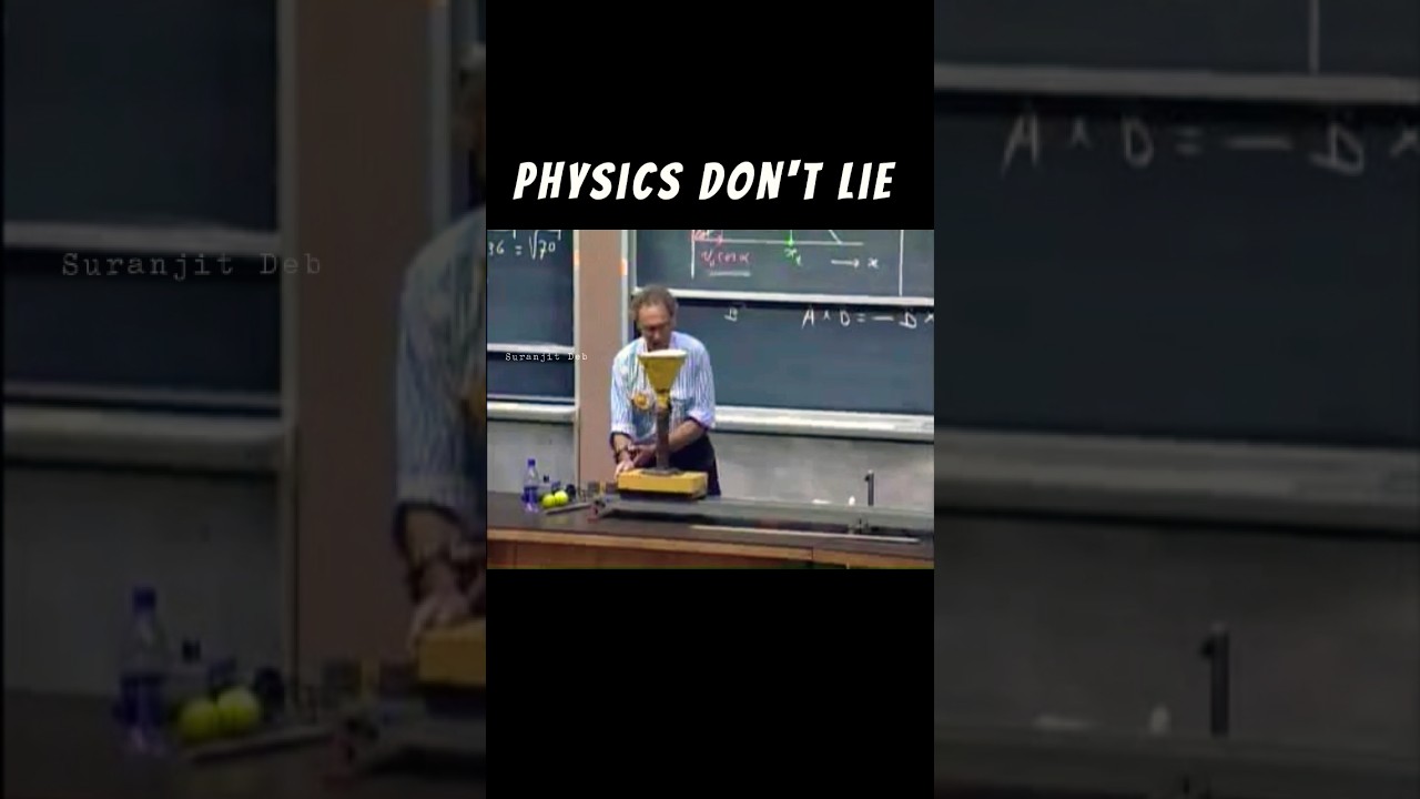 Projectile Motion || Prof. Walter Lewin || Physics Don't Lie || 