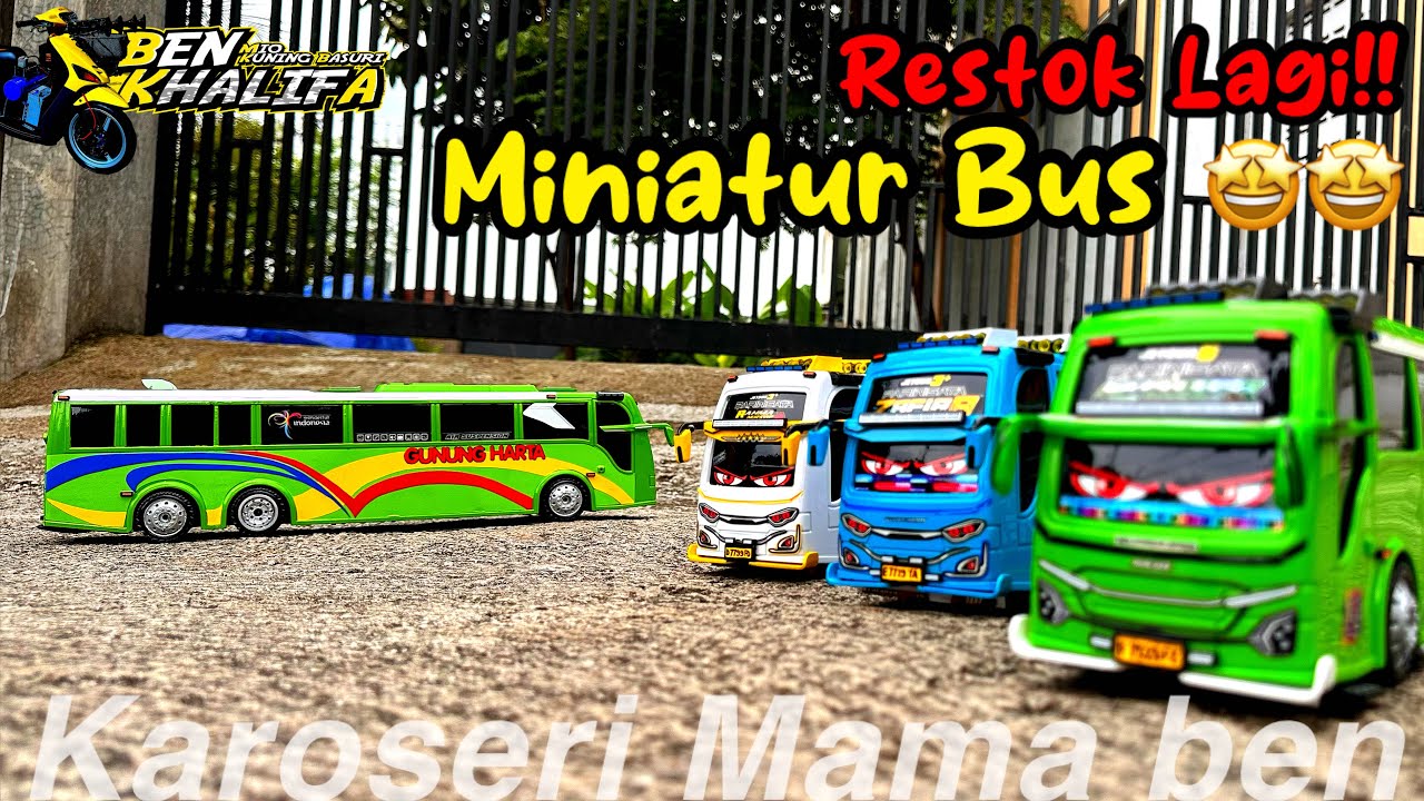 AKHIRNYAA MINIATUR BUS MAUDI‼‼UPGRADE TRONTON & ZAFIRA🔥🔥