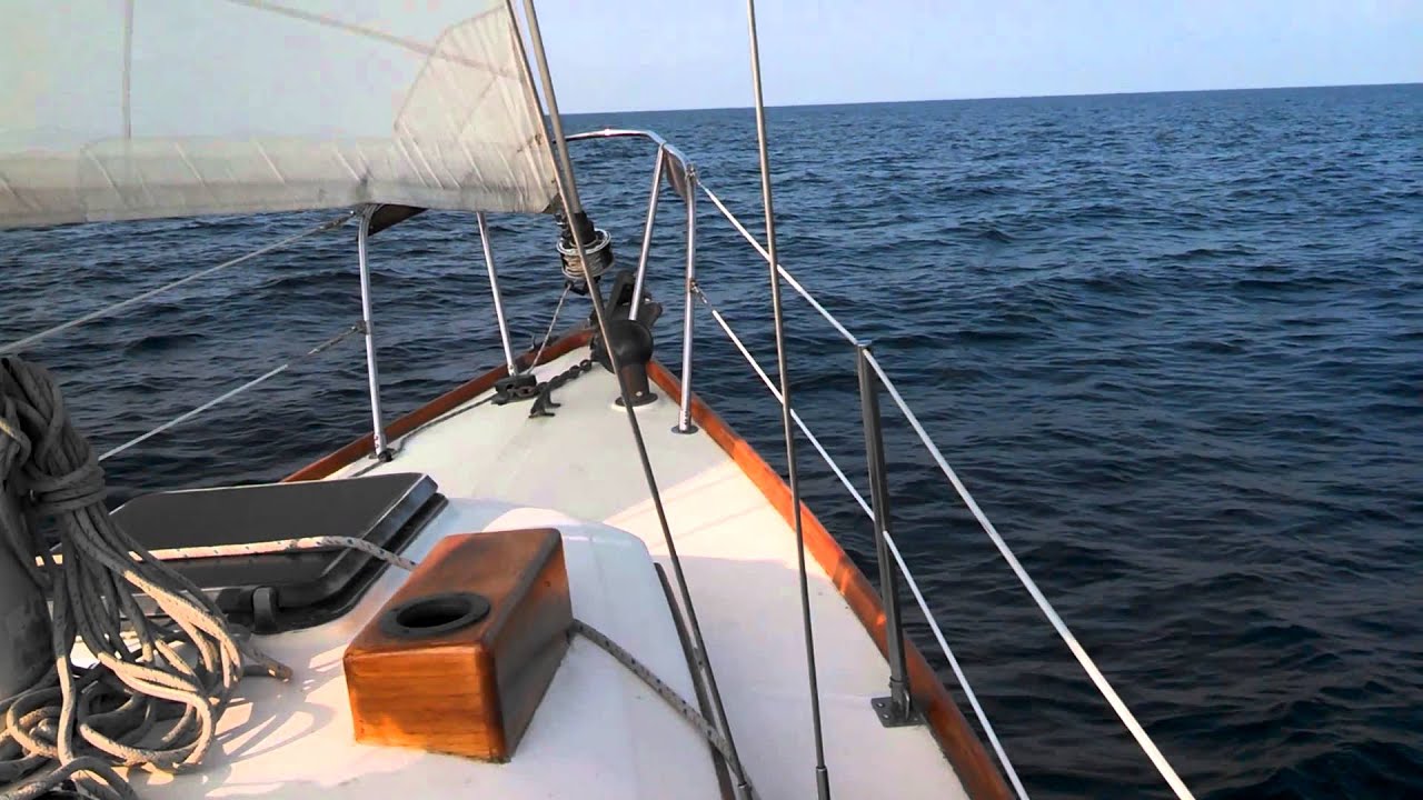 Take Two Sailing Vessel Alliance sailing under autopilot near