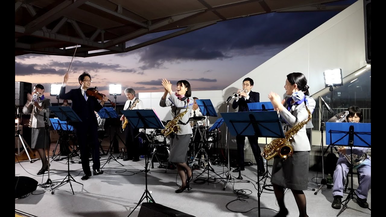 ANA Team HND Orchestra in 新潟空港展望デッキ特設ビアテラス（24 Sep.2022)