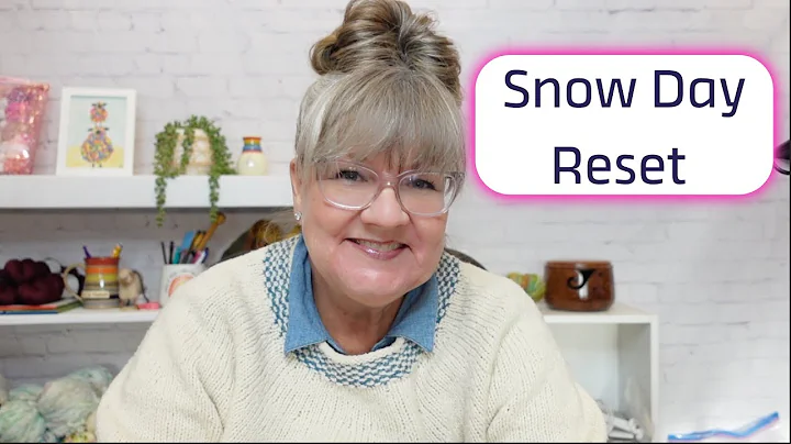 Vlogmas 14 & 15 | Snow Day Reset + Advent Knitting & Spinning