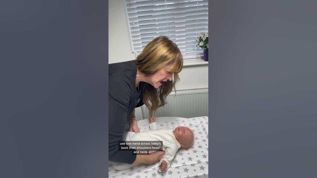 How to safely pick up a baby newbornbaby baby babycare babymassage